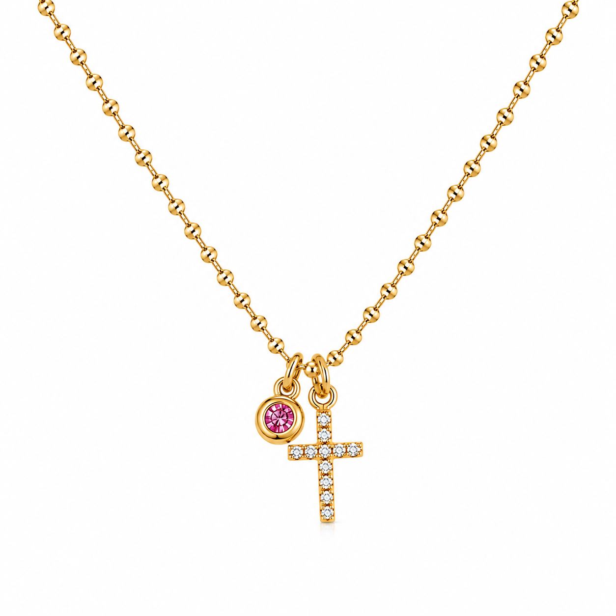 Grace Bloom Cross Necklace