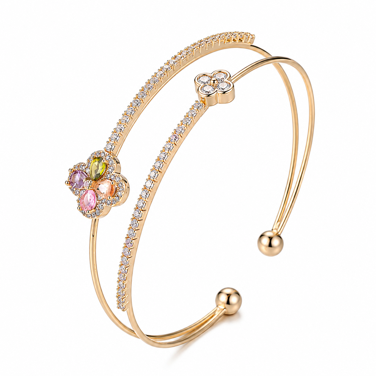 Petal Prism Bangle
