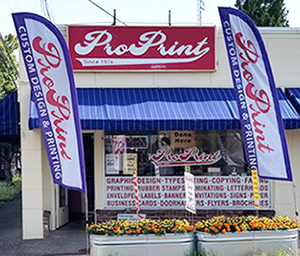 A picture of ProPrint - a local, full service professional printing company.