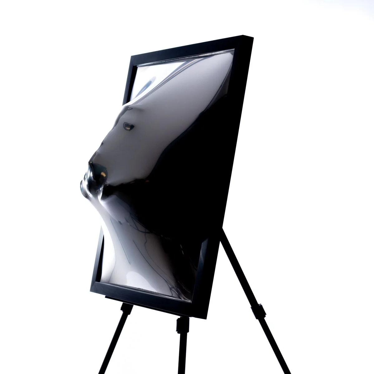 Emerging Stormtrooper (Gloss Black) In Black Frame