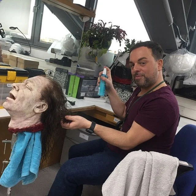 Creating prosthetic head of John The Baptist for Salome by Richard Strauss - Royal Opera copyright 2018 Jose Rodriguez