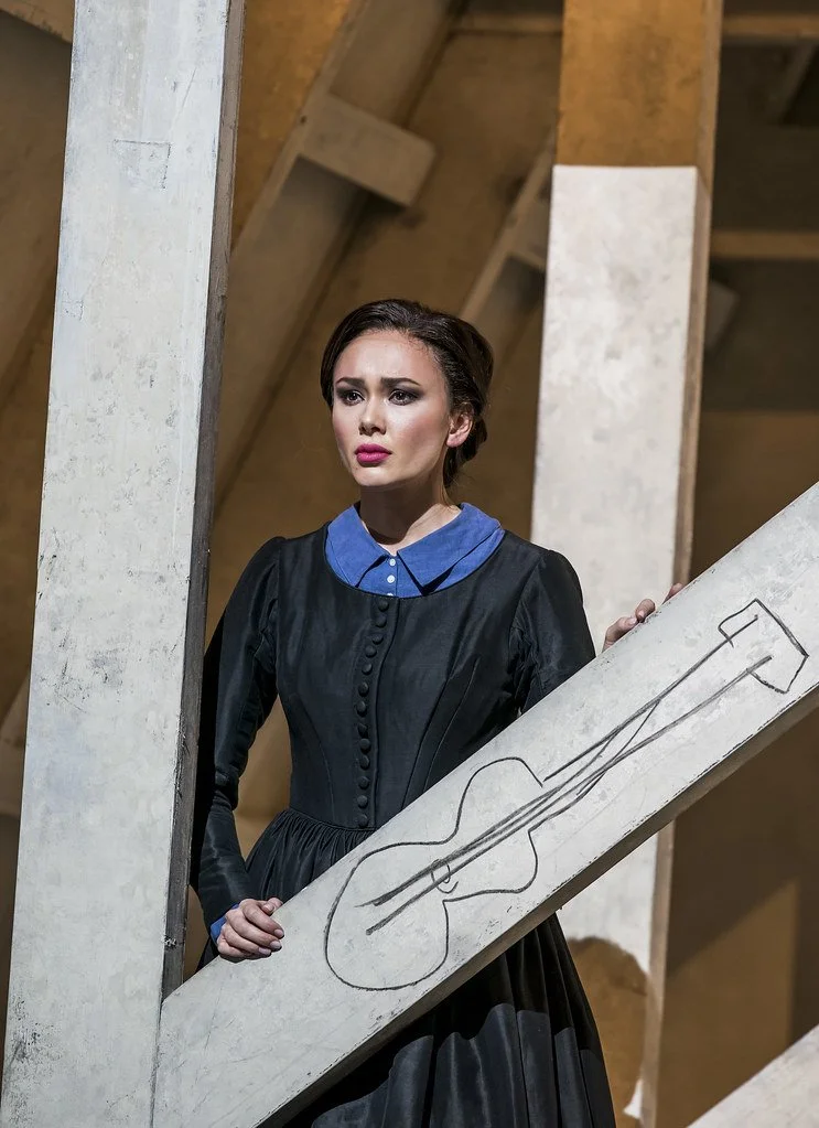 Aida Garifullina as Musetta in Richard Jones’s production of Puccini’s La bohème, The Royal Opera Season 2019/20. ©2020 ROH. Photograph by Tristram Kenton