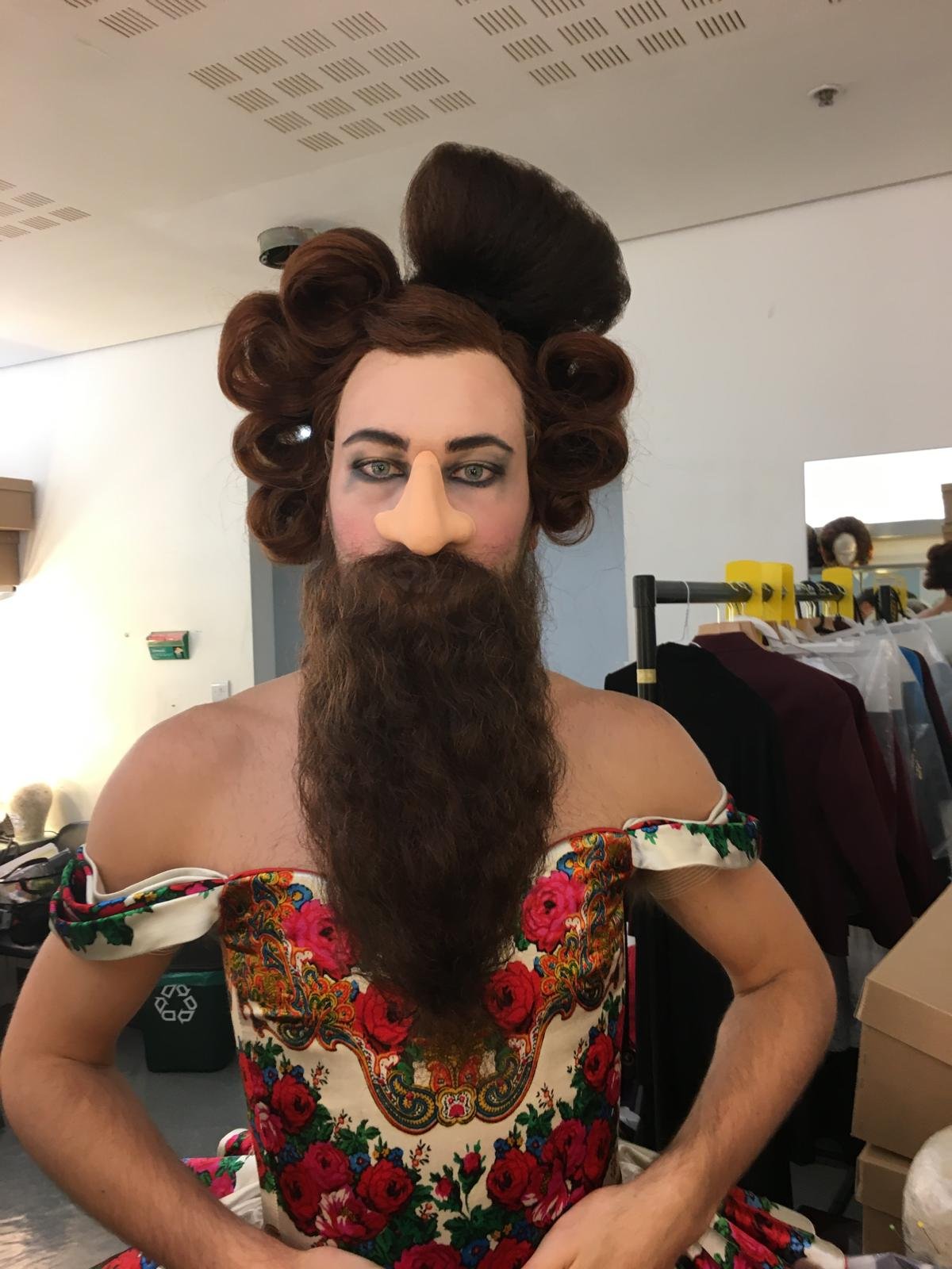 Dancer of The Nose backstage at The Royal Opera © Jose Rodriguez 2016.