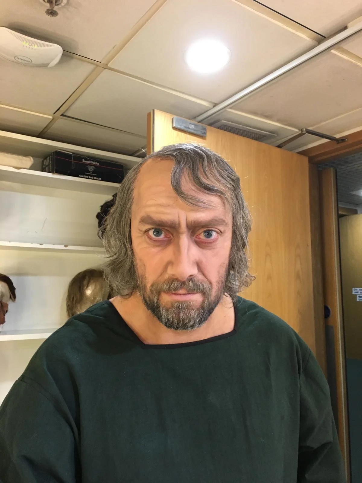 Ain Anger backstage in Boris Godunov. 2016 Copyright Jose Rodriguez