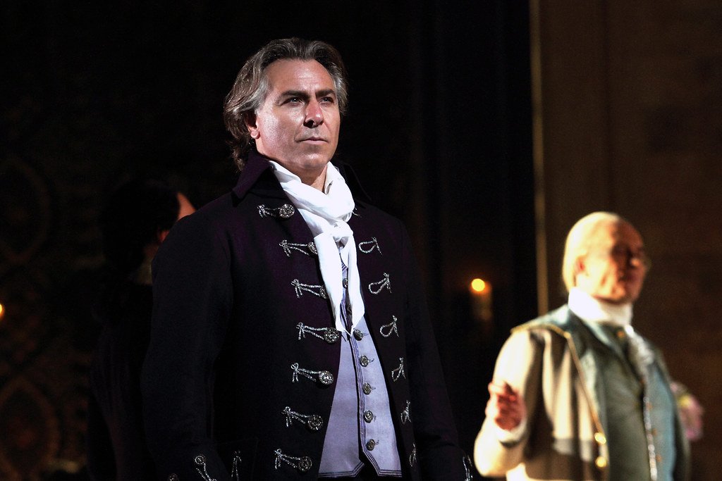 Roberto Alagna as Andrea Chénier in David McVicar's production of Giordano's Andrea Chénier, The Royal Opera Season 2018/19. © 2019 ROH. Photograph by Catherine Ashmore.