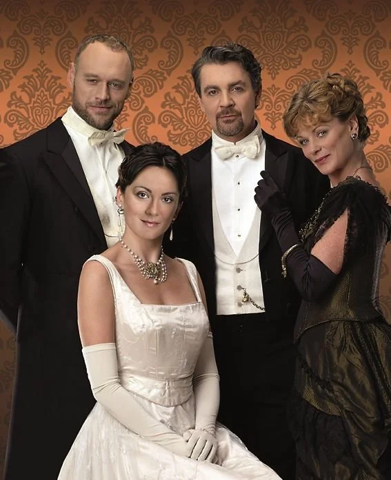  'An Ideal Husband' with Samantha Bond (right) playing Mrs. Cheveley at the Vaudeville Theatre 2010