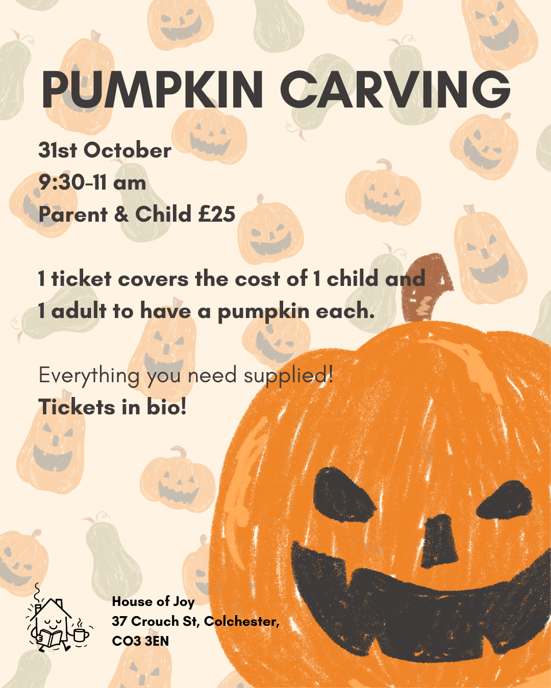 Pumpkin Carving - Parent & Child Workshop