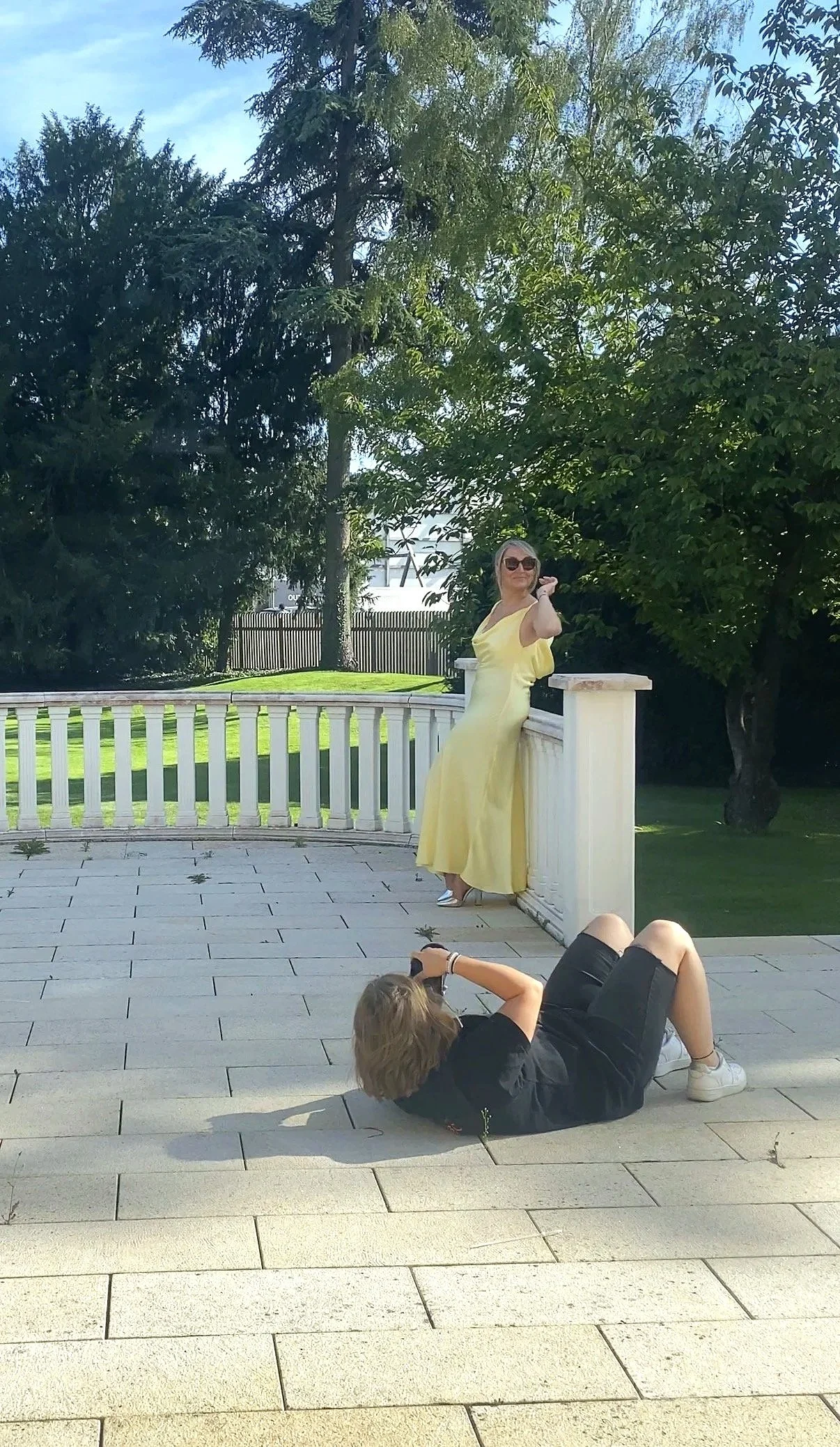 Behind the scenes - fotografin