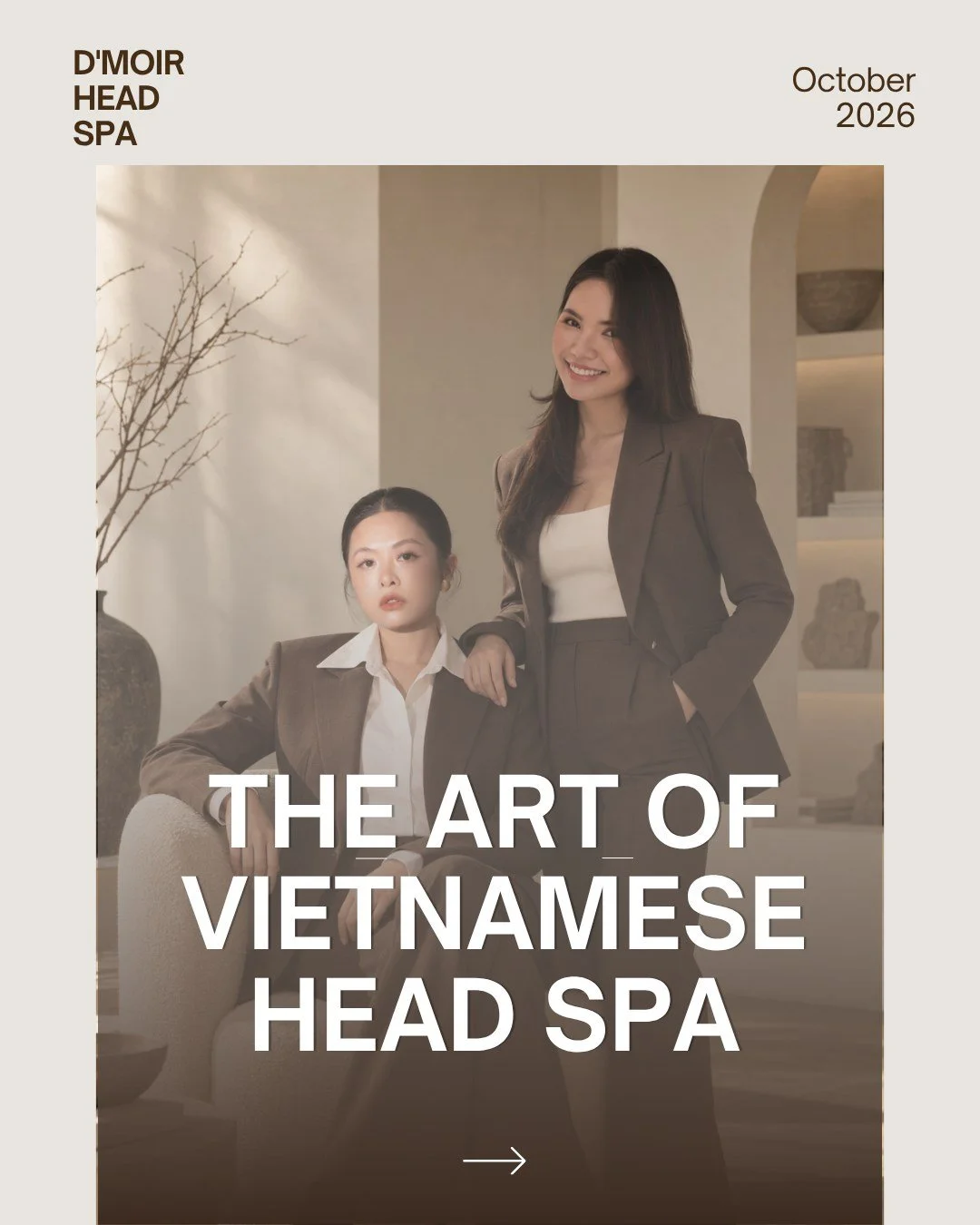 We are coming to care for you.

From Vietnamese Head Spa rituals to dedicated facial care,
D&rsquo;moir is bringing a little more care, comfort, and glow to Lubbock.

See you soon at D&rsquo;moir Head Spa, Lubbock, TX. 🤎
Book your appointment: https