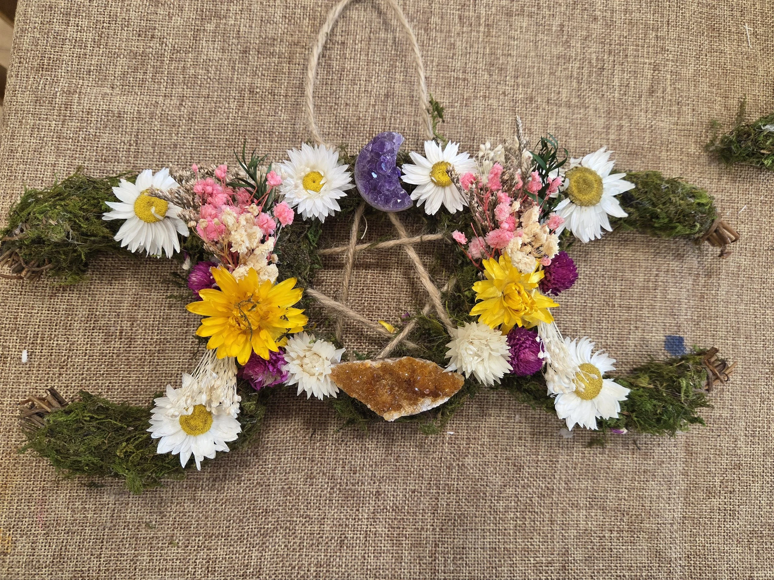 Triple Moon Wreath