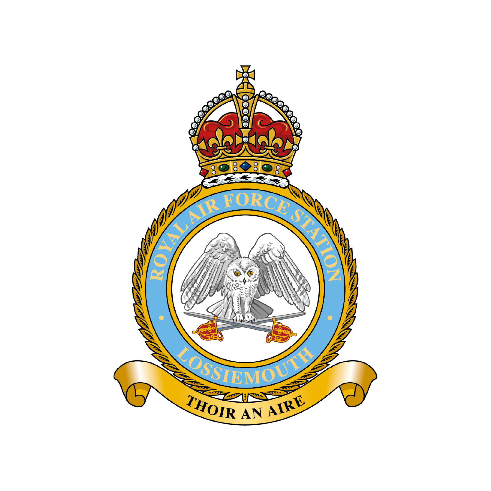RAF lossiemouth's logo