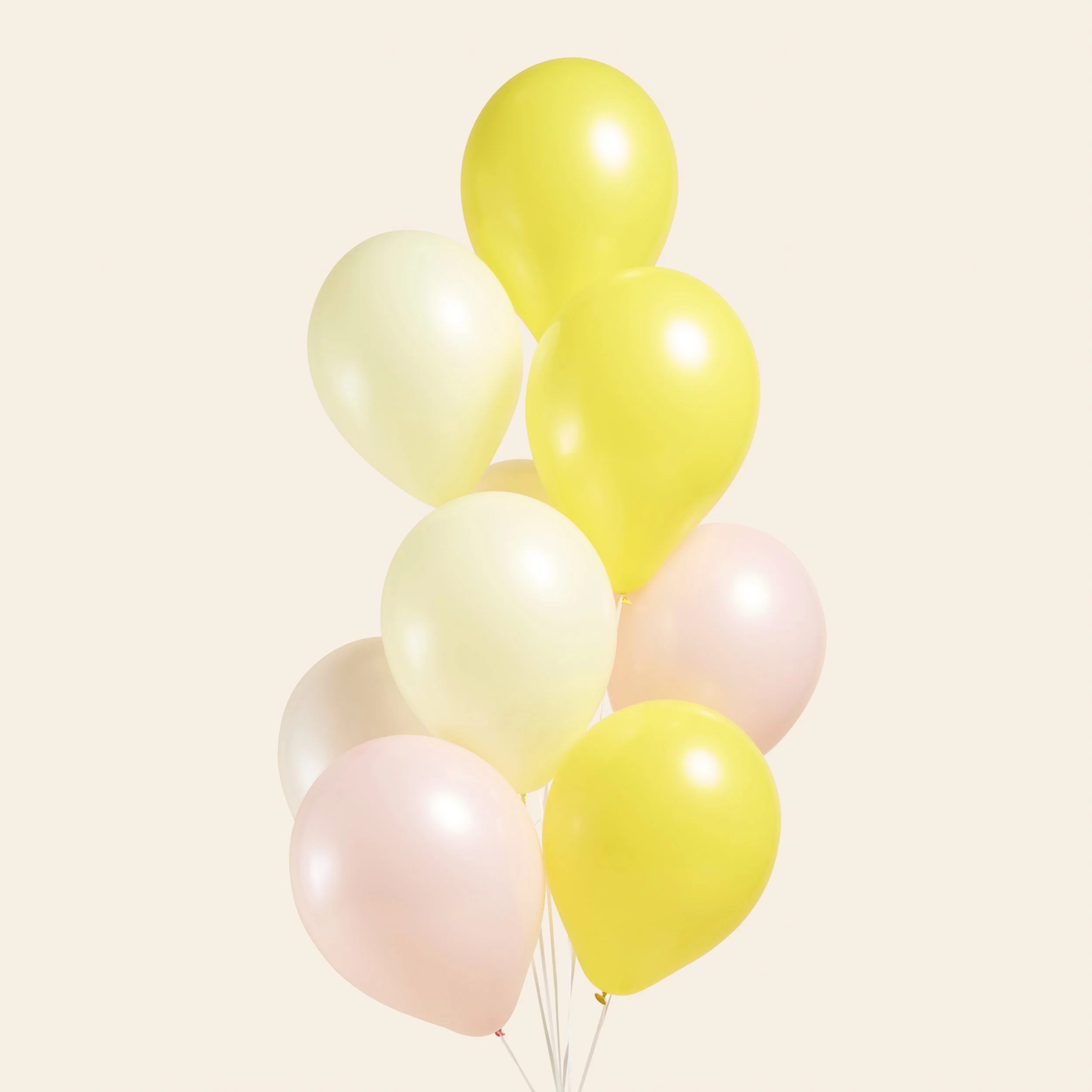 yellow pink cream