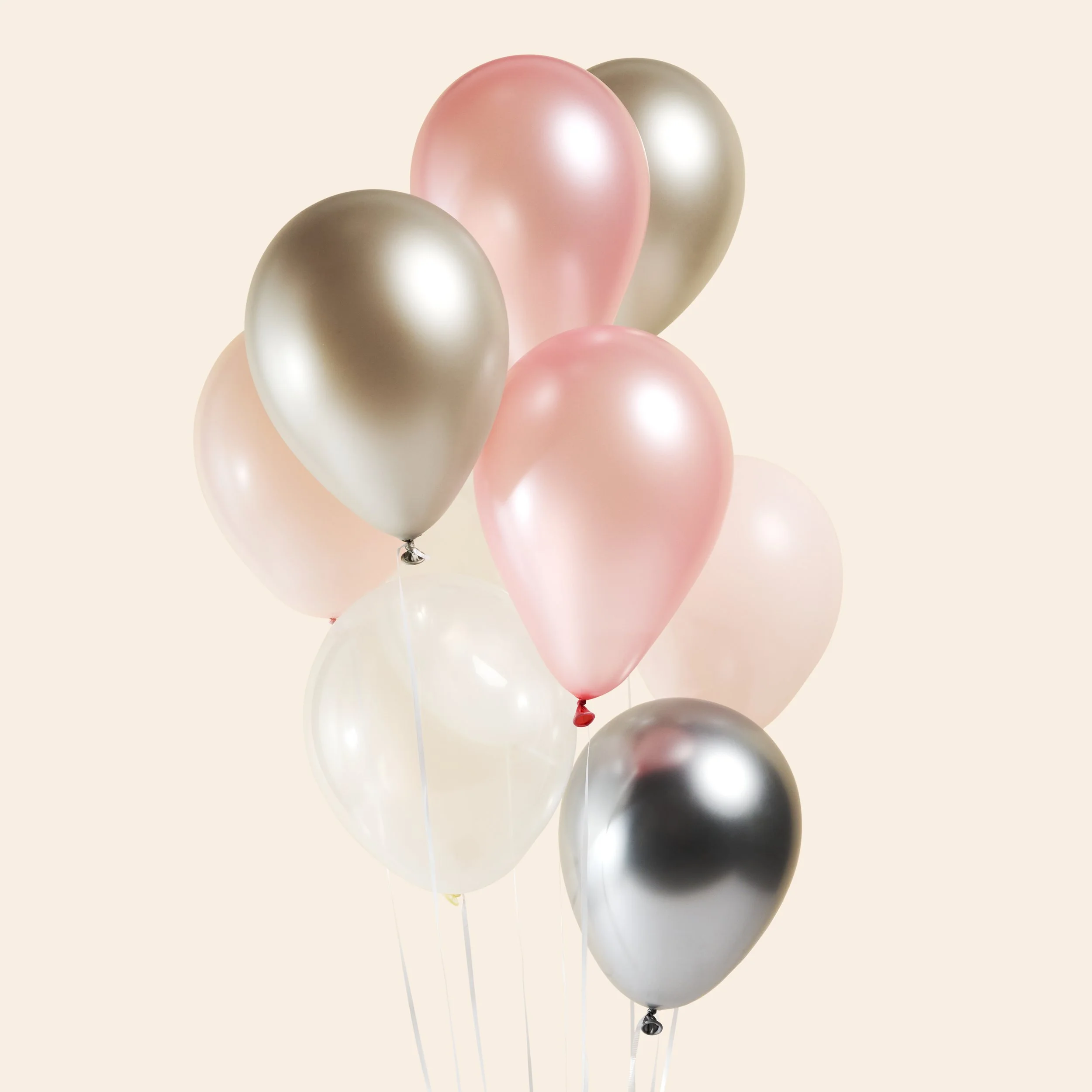 pink white silver