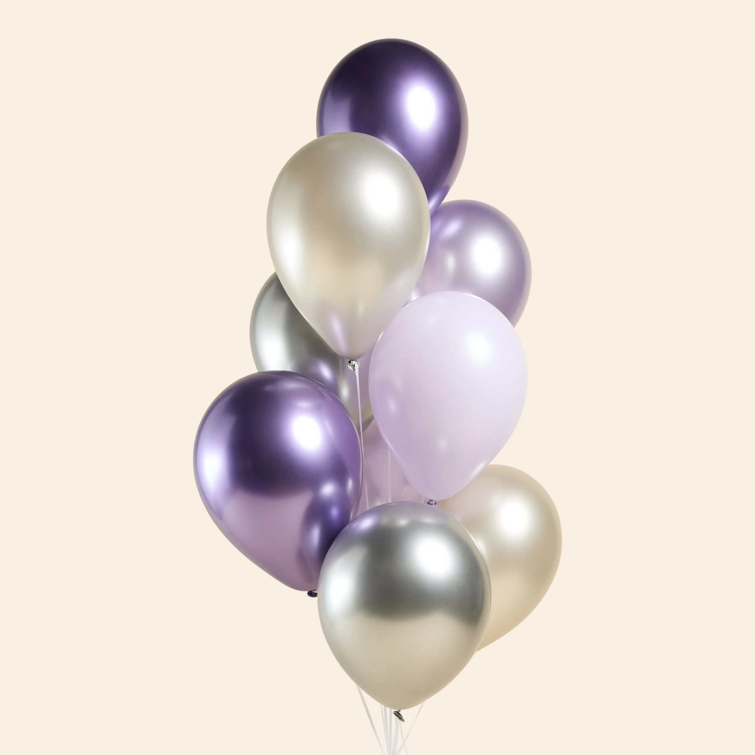 purples and silver