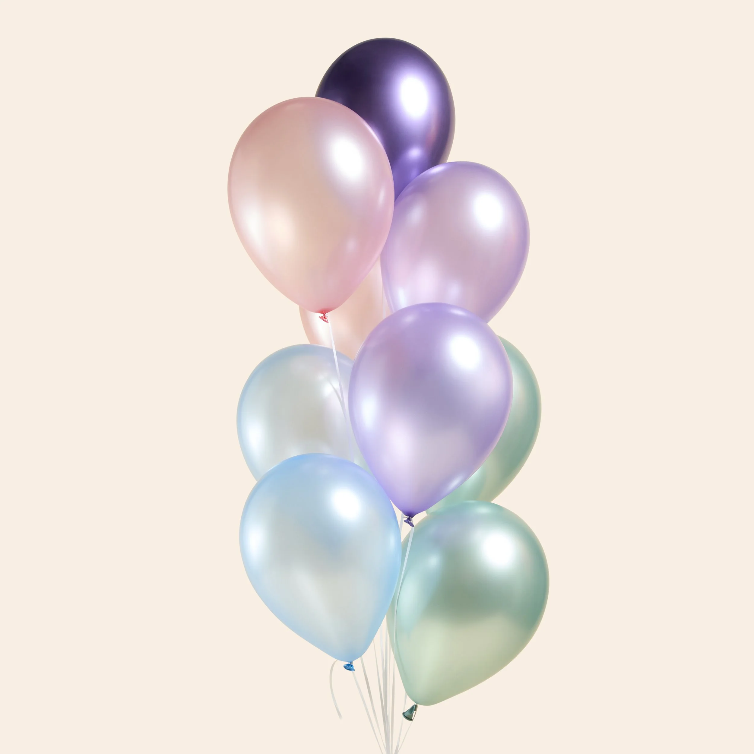 purple pink green