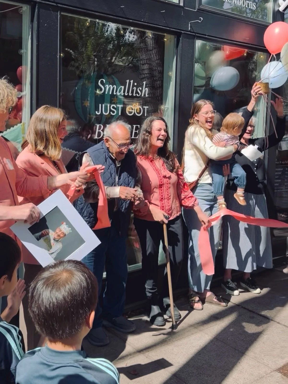 Cutting the ribbon with my grandfather, Pasquale, who is 100 years young. 

At Poppie, we believe every year&mdash;from one to 100&ndash;is a big deal.

Thank you for celebrating with us today. See you on your next birthday!

xo, Christina and Poppie
