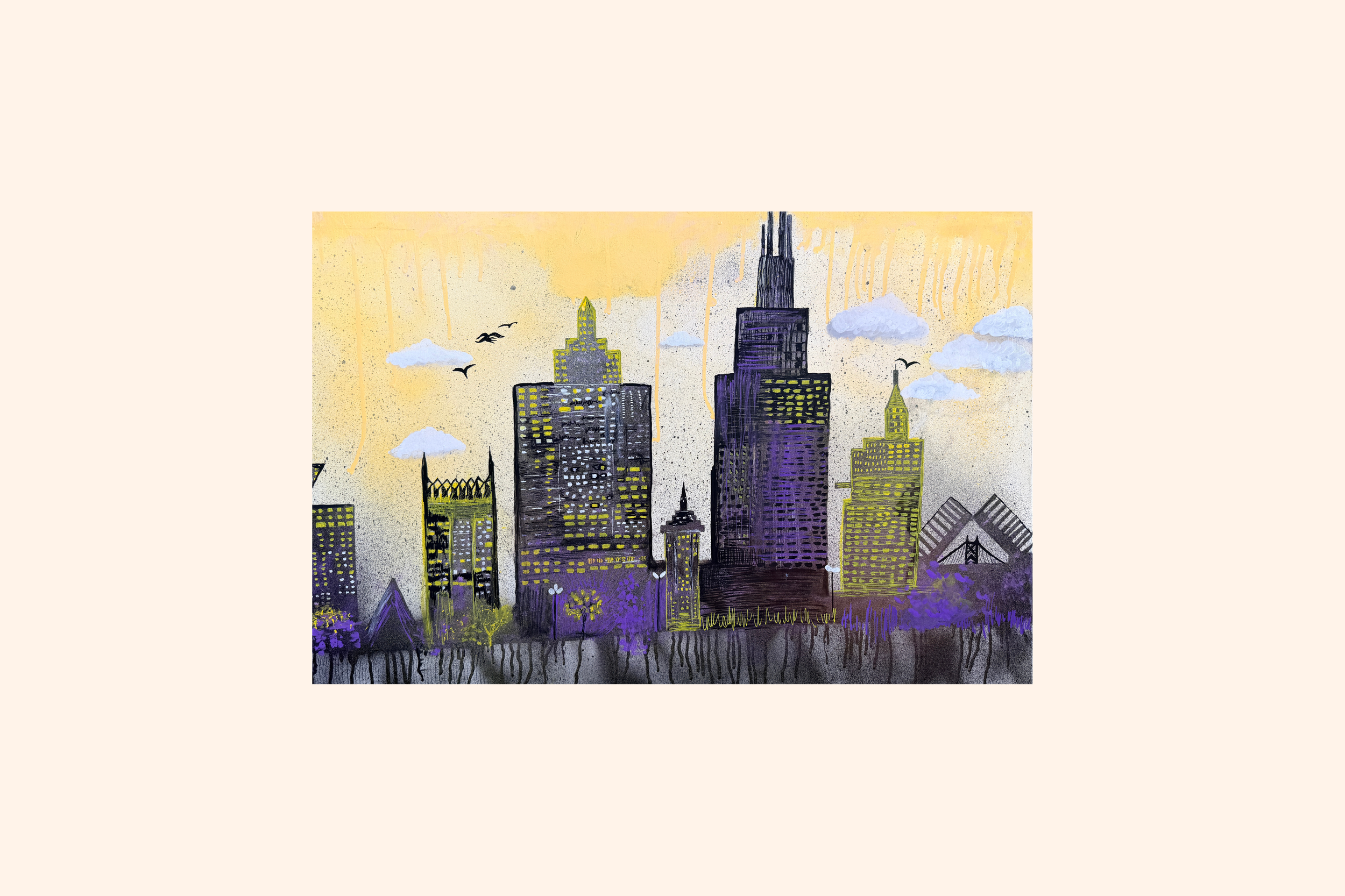 City of Yellow & Purple