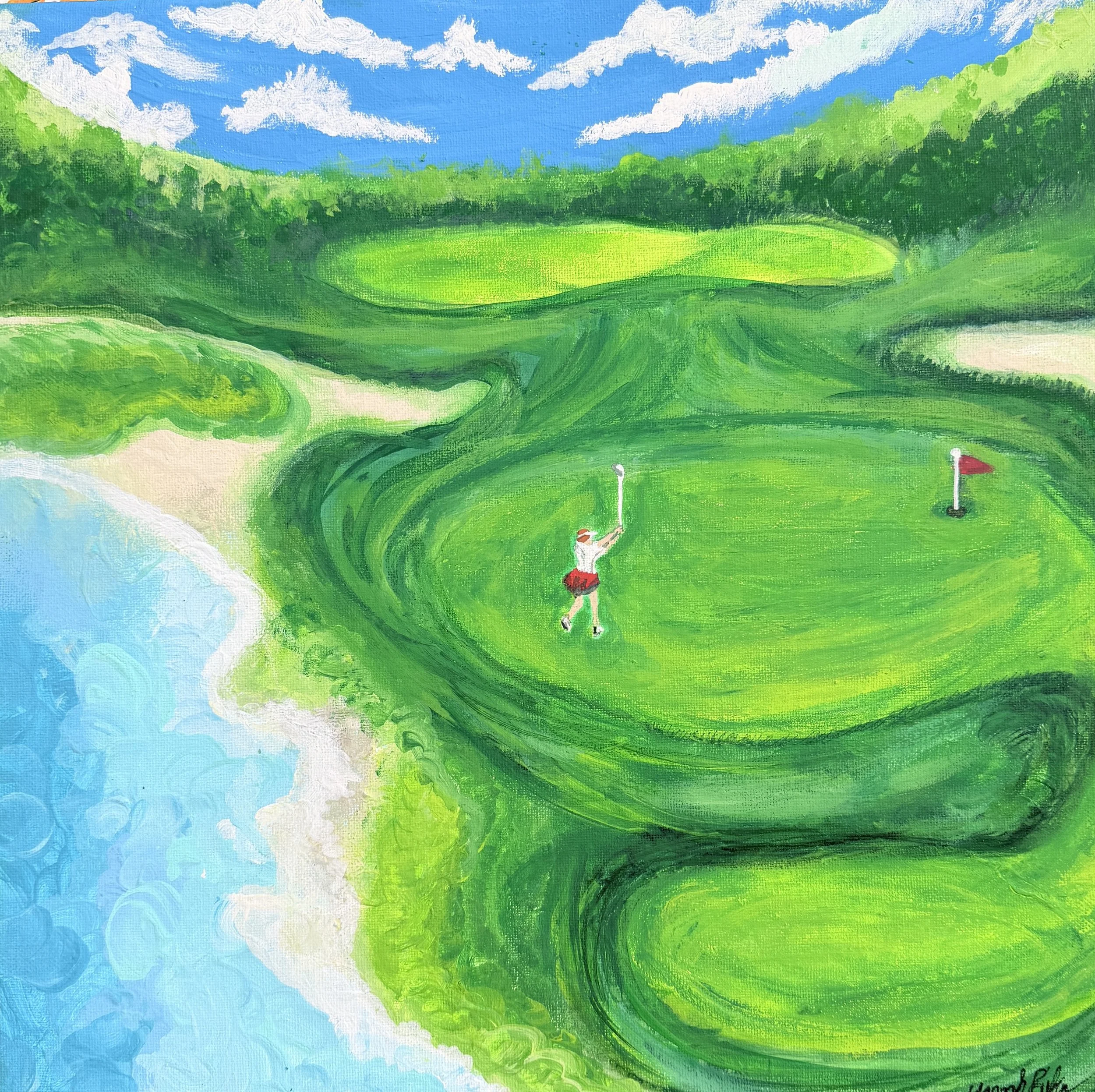 Girl On the Green