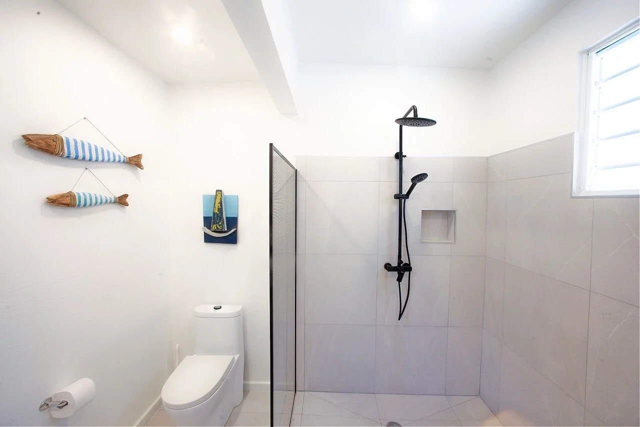 Ensuite shower room.
