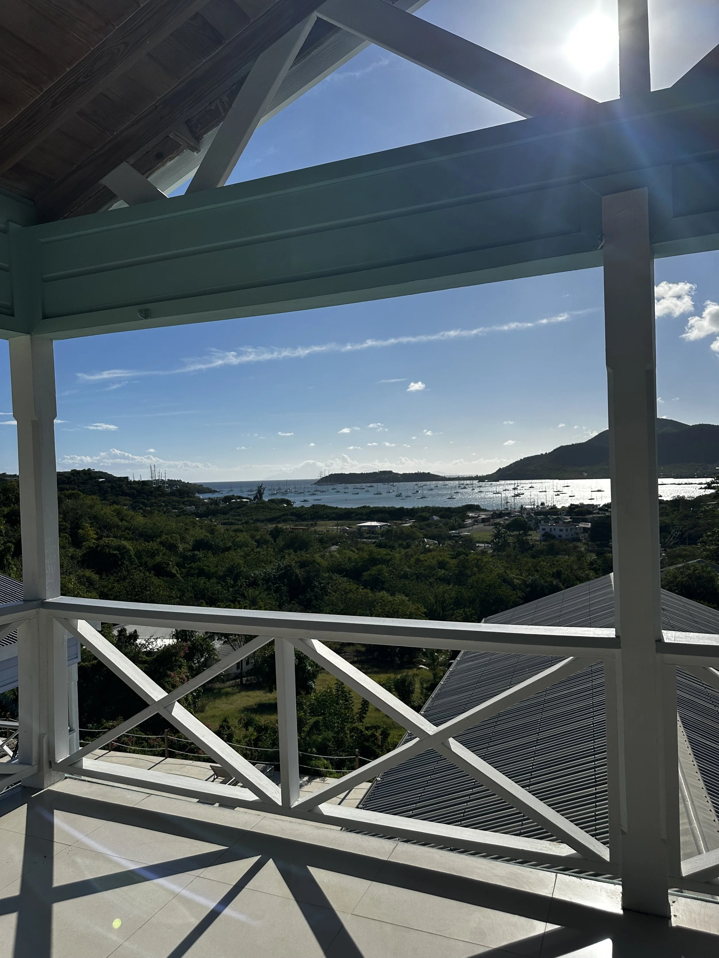 A view over Falmouth Harbour that never gets tiring