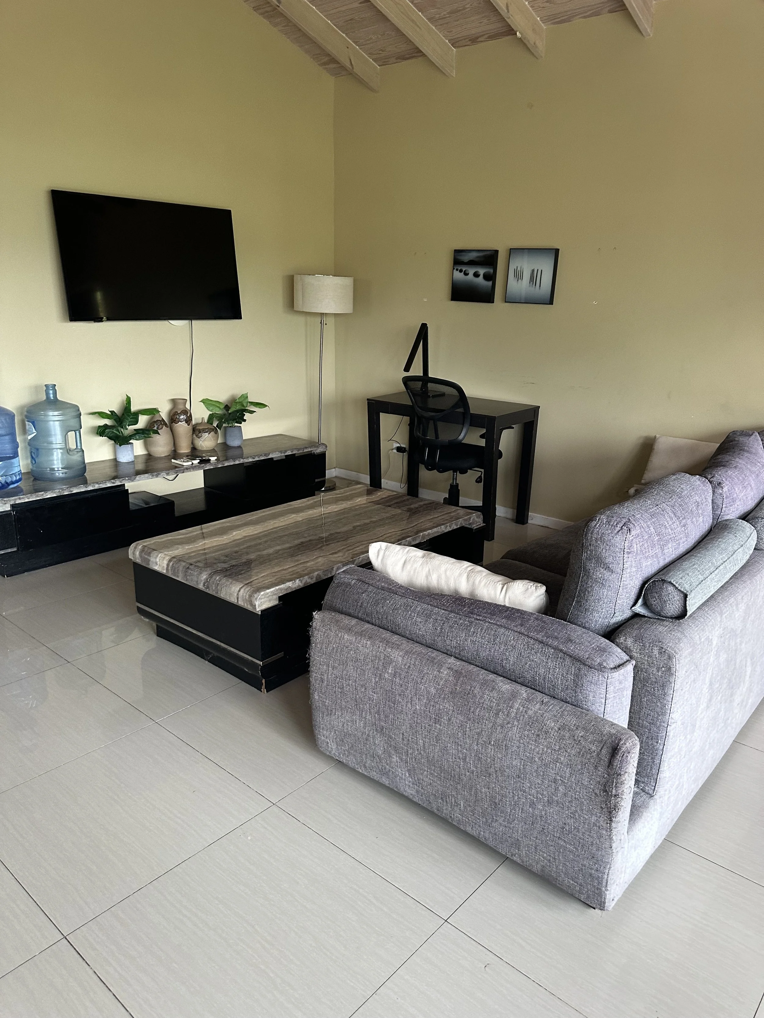 The living area