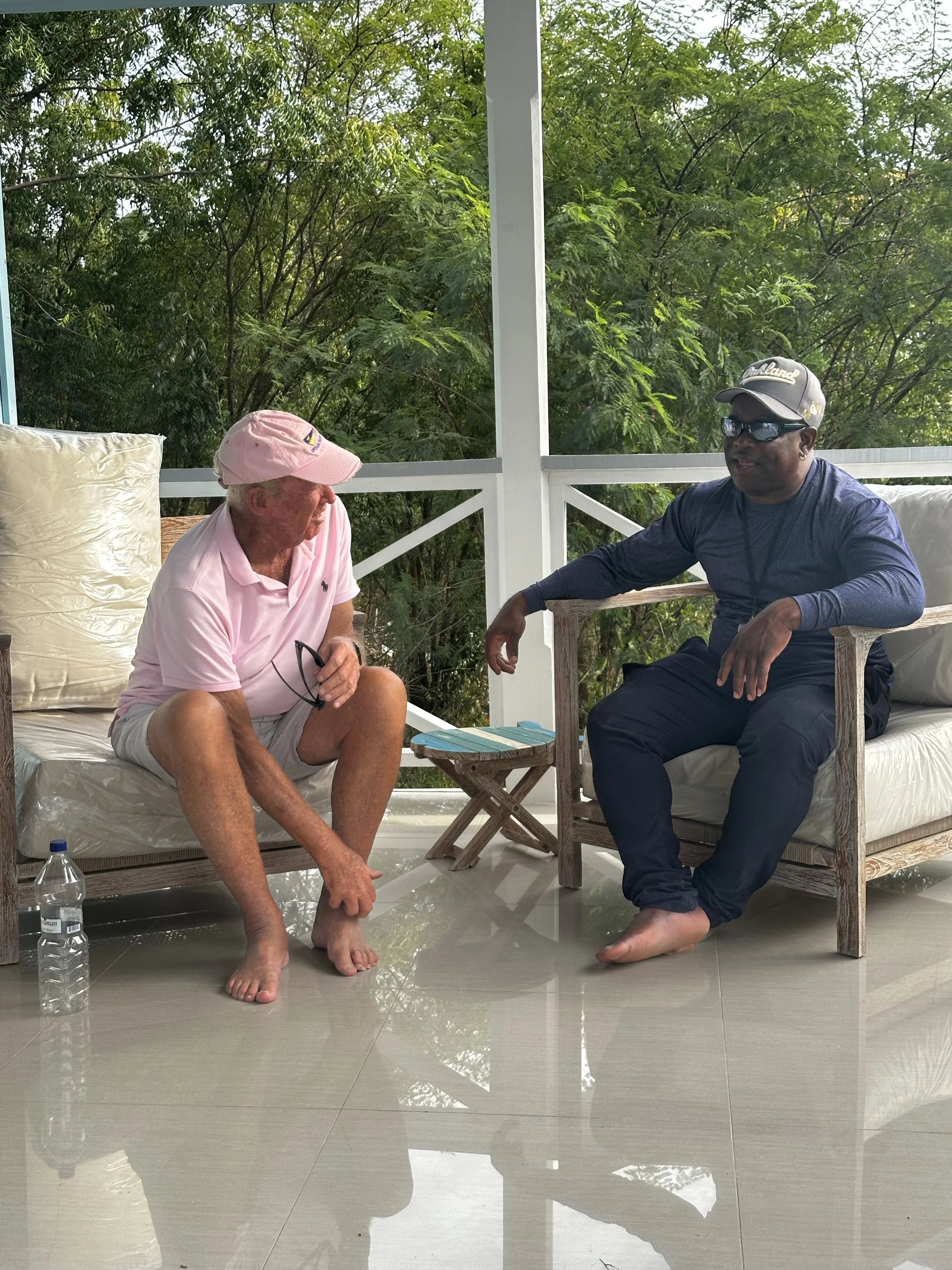 Meeting with Bossman and the wonderful builder