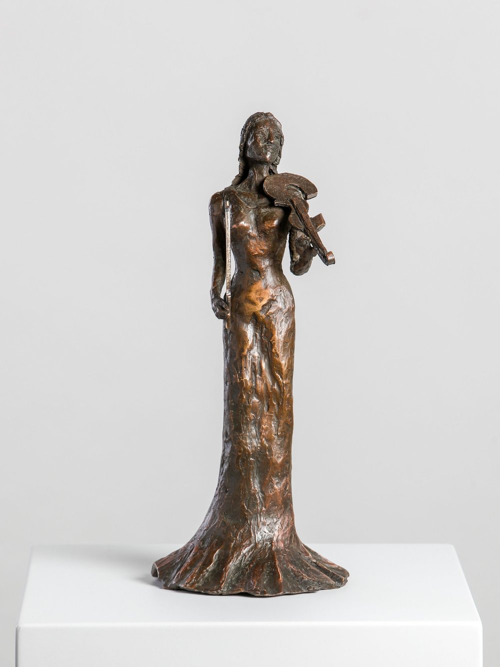 Die Geige Beginnt, scultura in bronzo