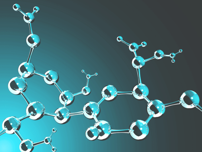 Example of the iron molecule which can cause fatigue