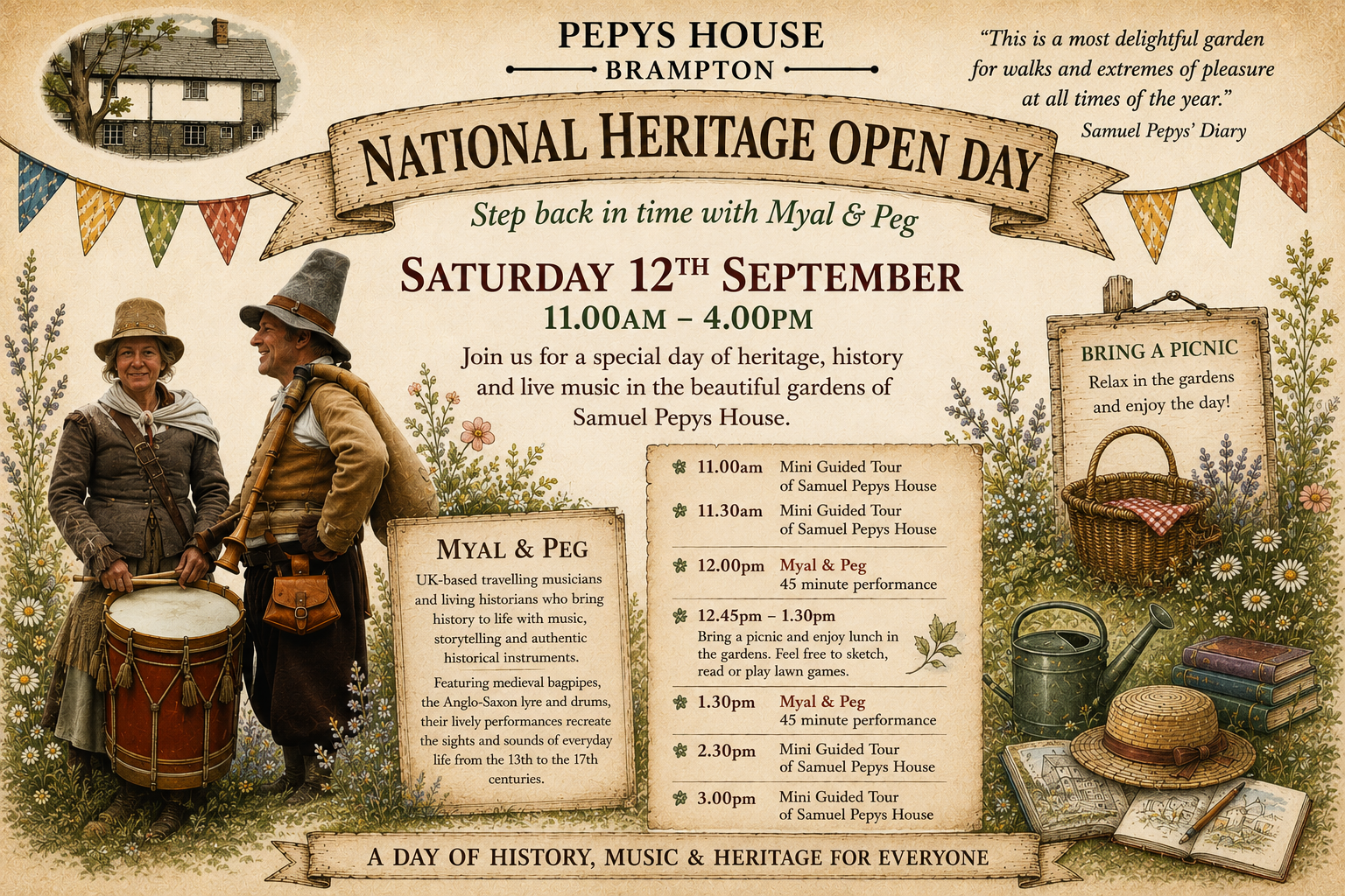 National Heritage Open Day at Samuel Pepys House