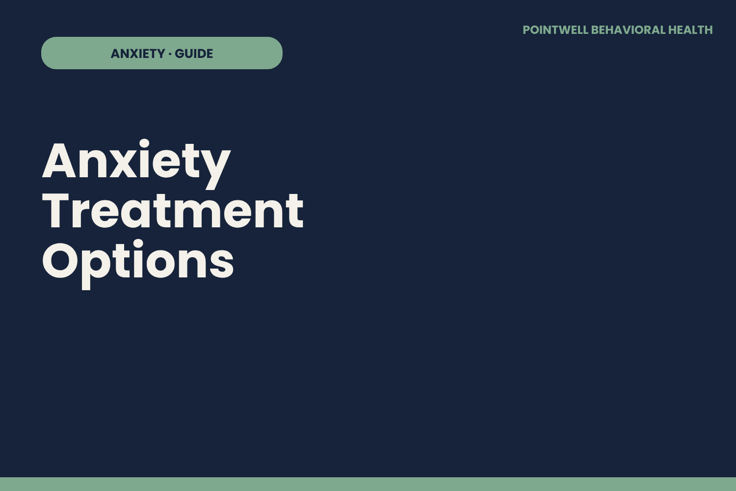 Anxiety and Treatment Options
