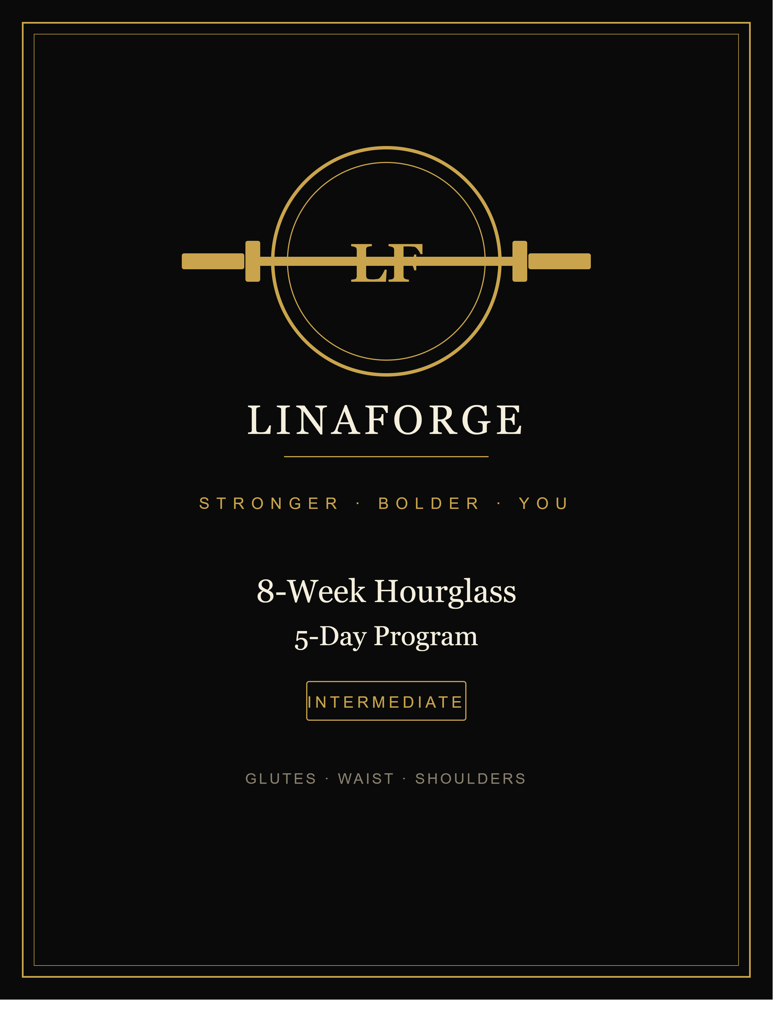 8 Week Hourglass 5 Day - Intermediate