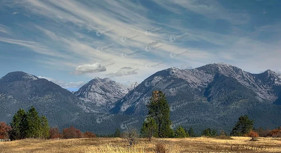 SKU 187 Montana mountains