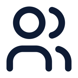 Icon of two stylized human figures with circular heads and rounded shoulders.