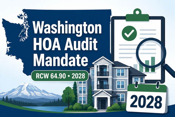 Washington's 2028 HOA Audit Mandate: What Every Association Board Needs to Know Now