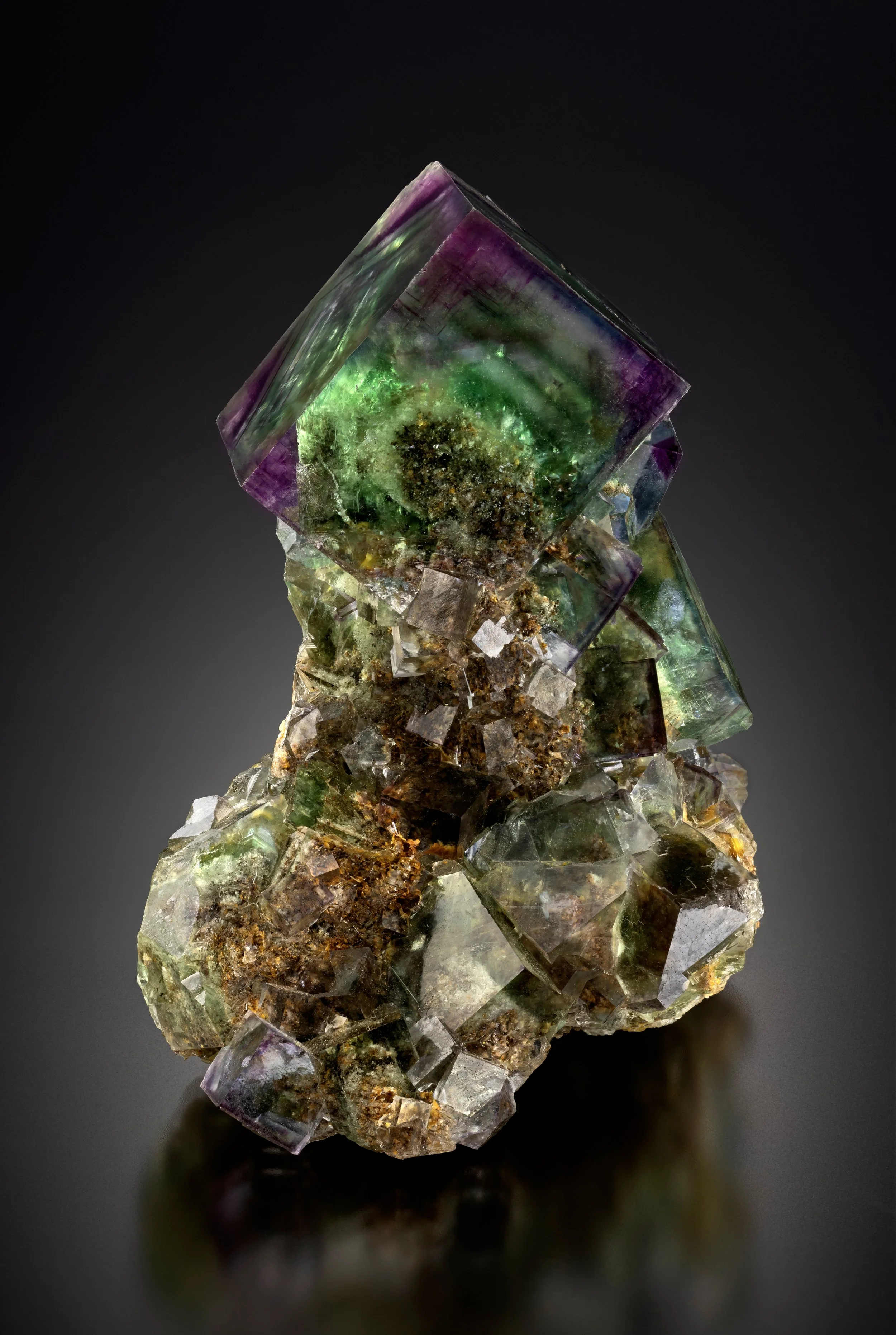 Fluorite 6 cm  
Okorusu Mine, Erongo, Namibia