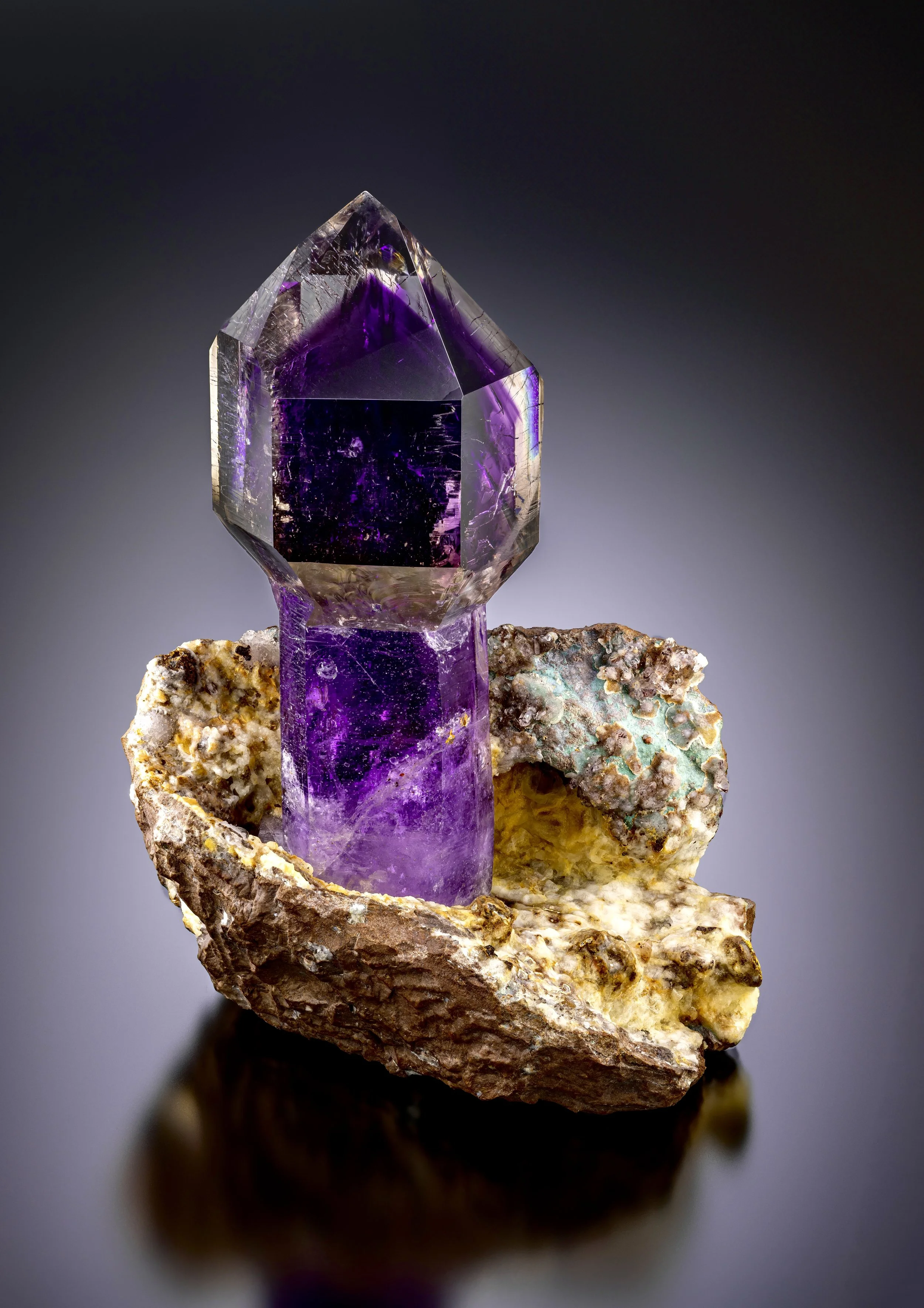 Amethyst Scepter 13 cm  
Gobbobobseb, Erongo, Namibia