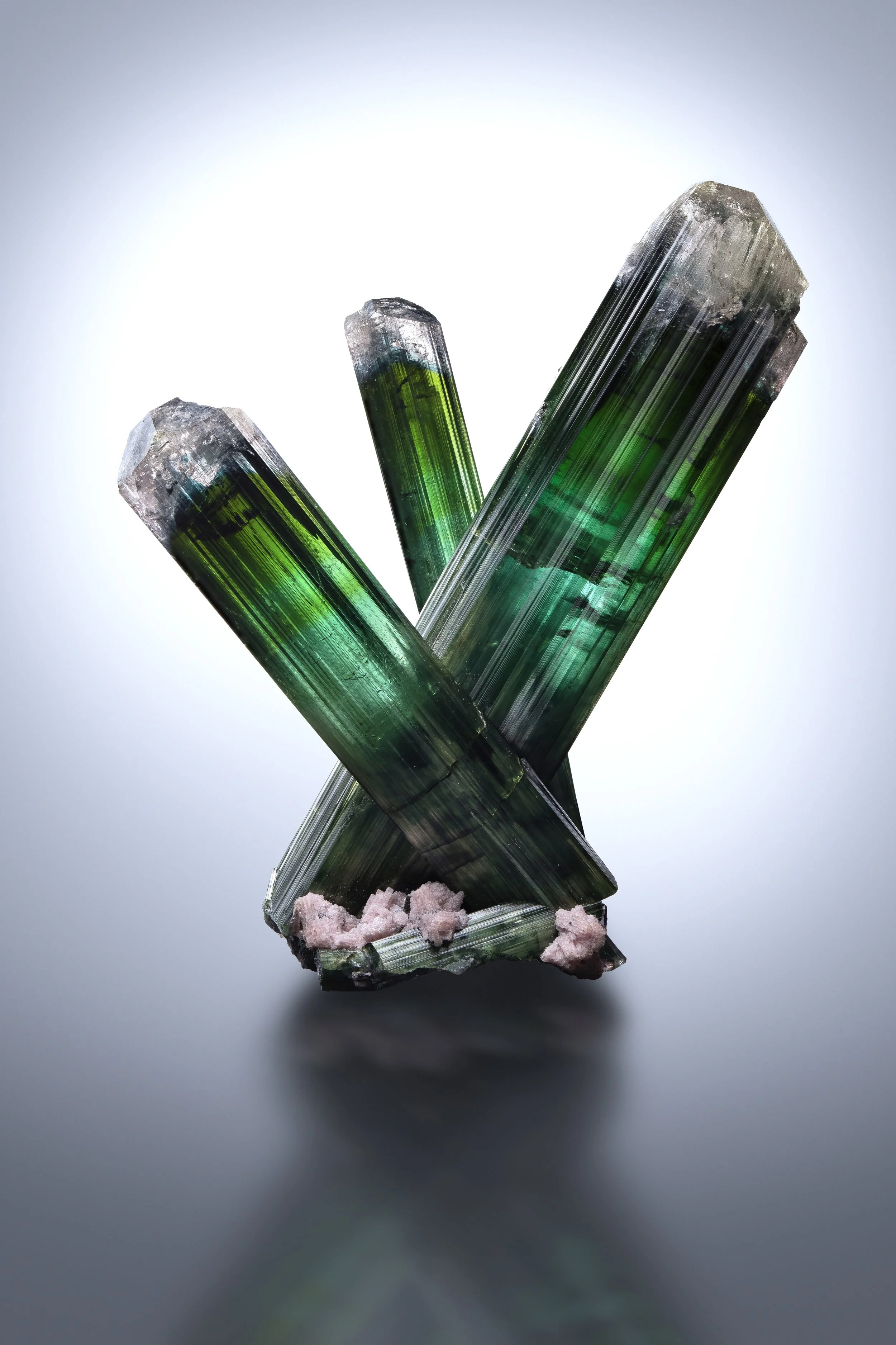 Tourmaline with Lepidolite 8 cm  
Santa Rosa Mine, Minas Gerais, Brazil