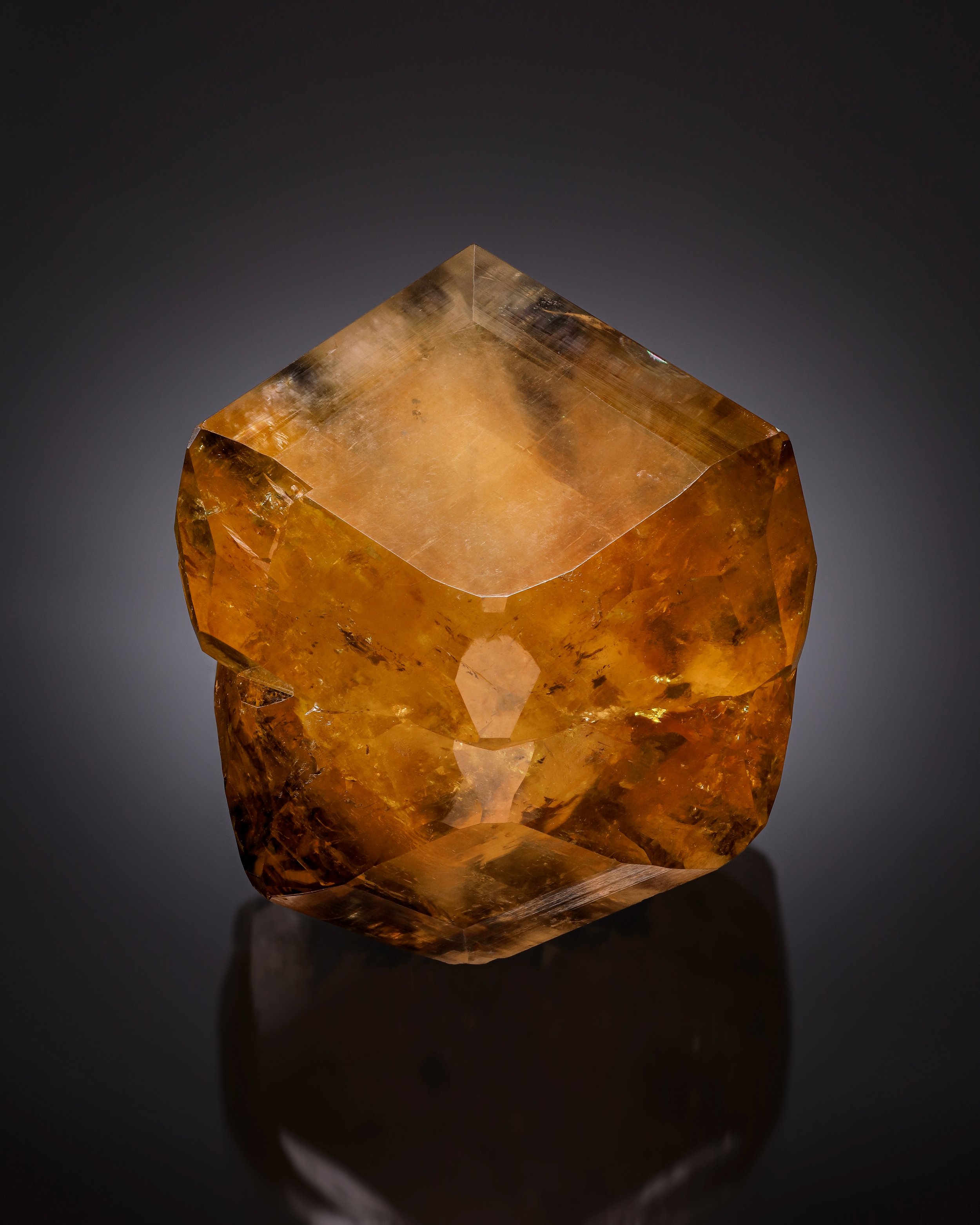 Calcite 7 cm  
Denton Mine, Hardin County, Illinois