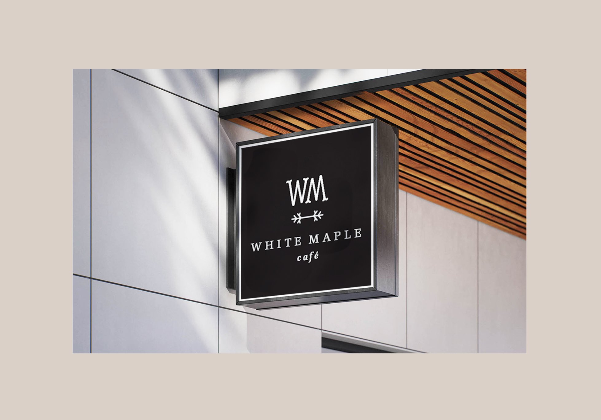 White Maple Signage