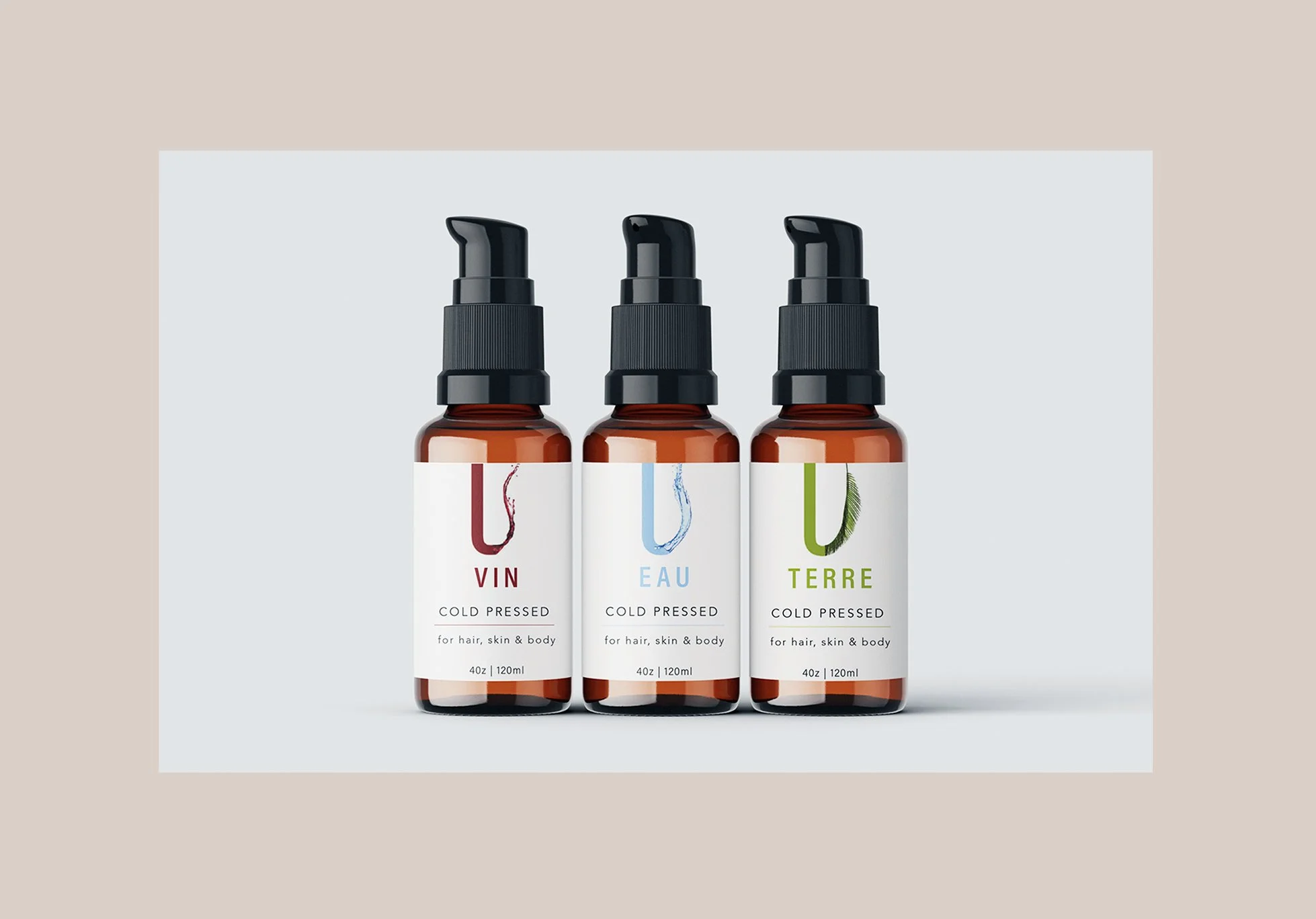Unwined Oils Packaging
