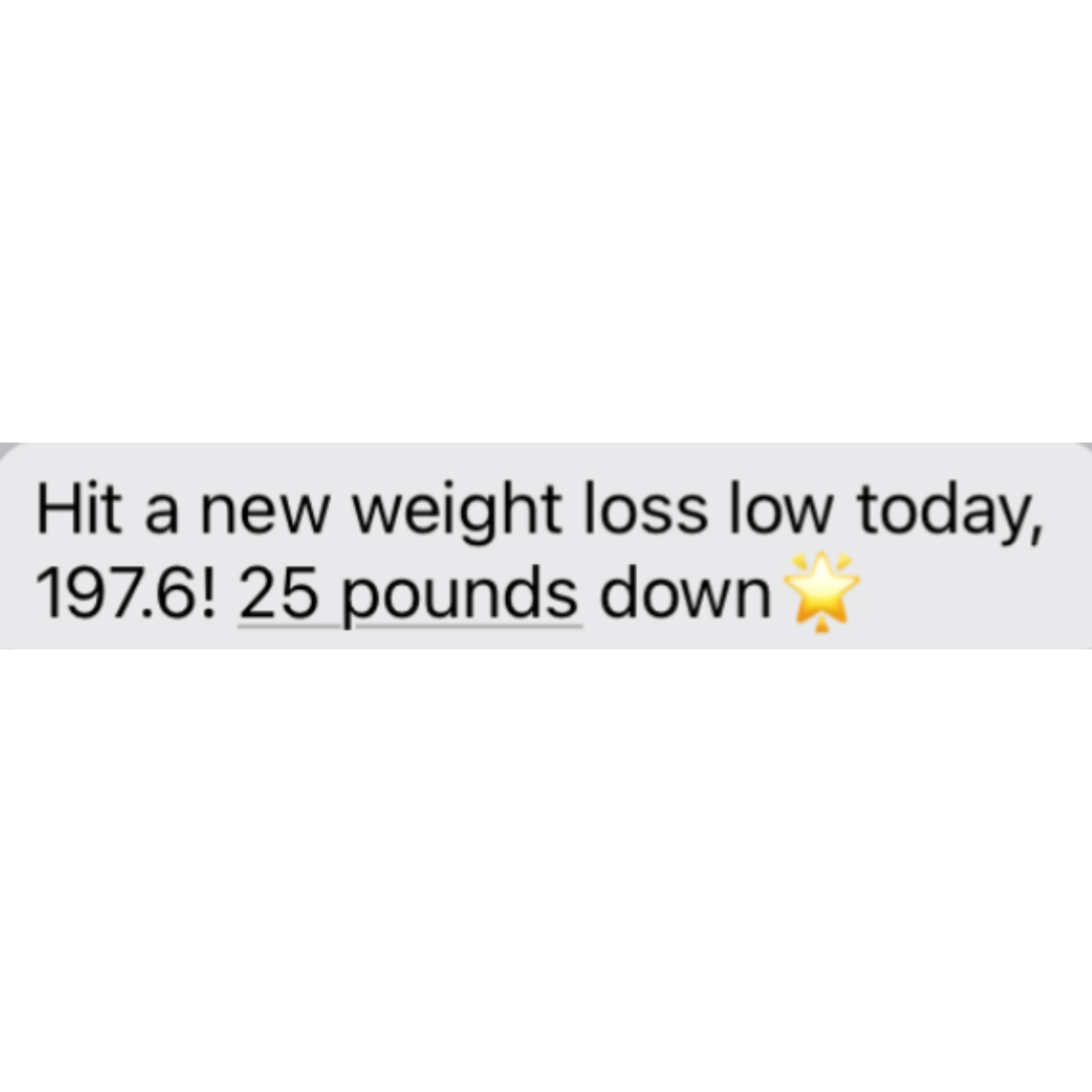 Close-up of a newspaper headline encouraging weight loss, with a yellow star emoji.