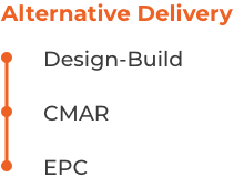 Dunigan Bros. alternative delivery methods including Design-Build, CMAR, and EPC