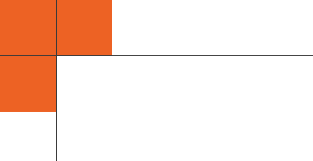 Dunigan Bros. brand mark with orange and black geometric design