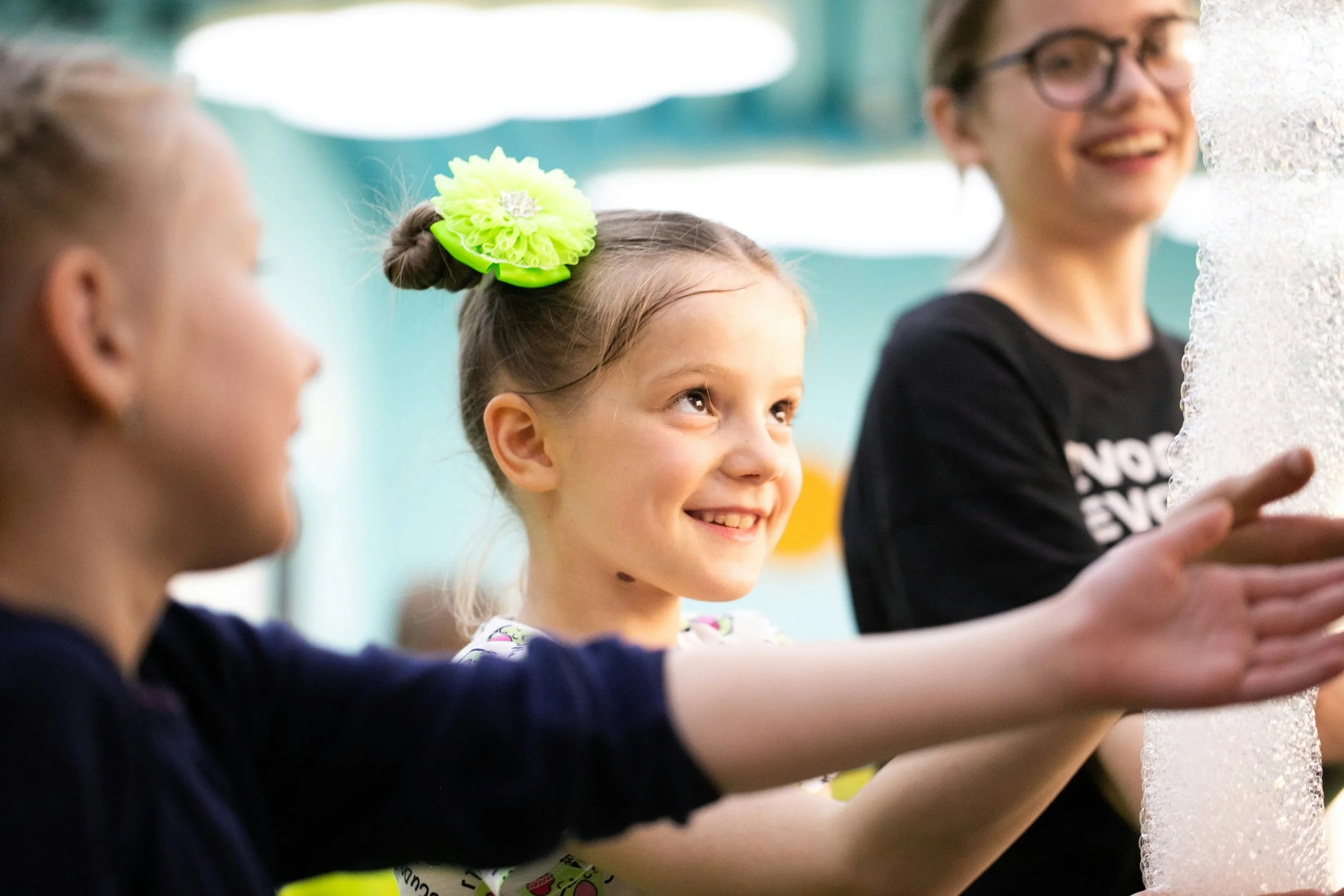 young person enjoying theatre class