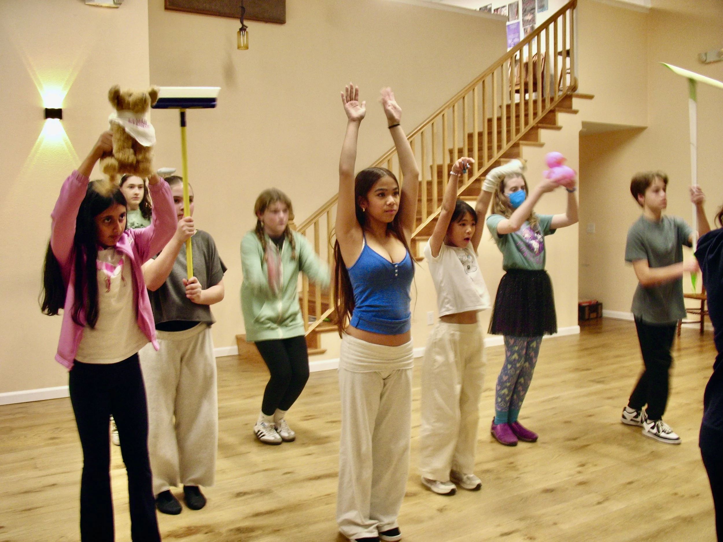 Students at Theatre Camp