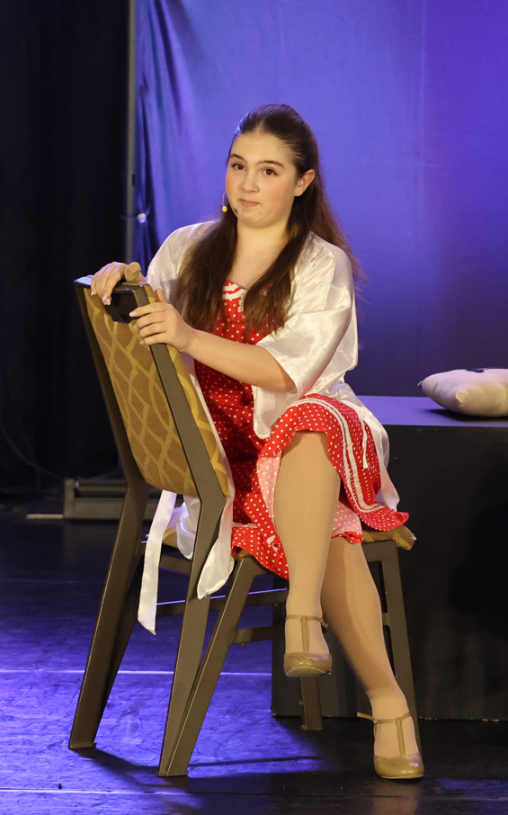 student at competition