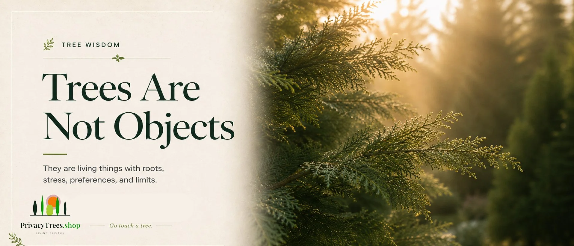 More Than a Green Wall: Why Trees Deserve Relationship, Not Just Installation