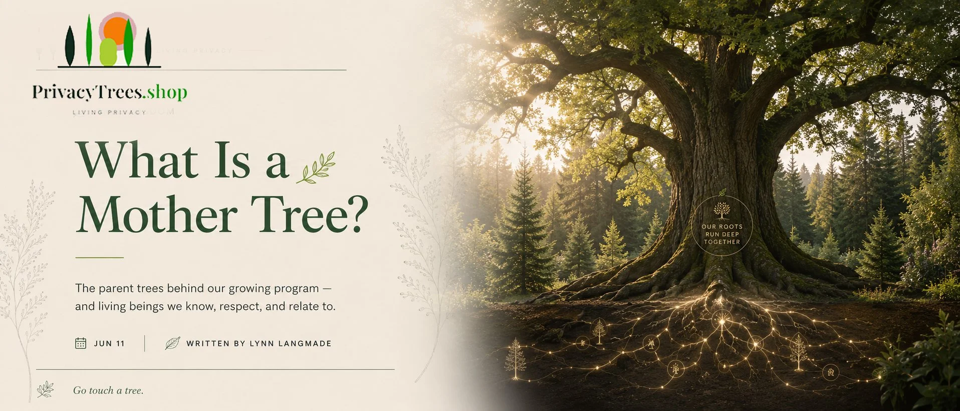 The Forest Science (and Family Ties) Behind Our Mother Trees