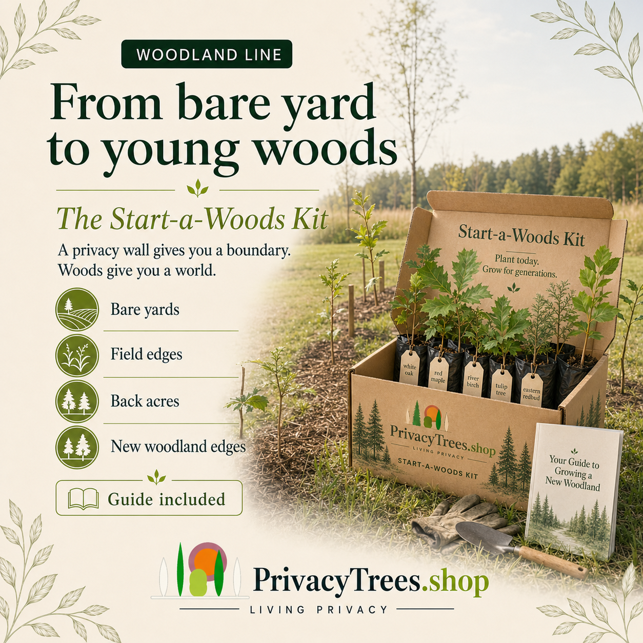 privacytrees_forest_kit_START_WOODS_bare_yard.webp