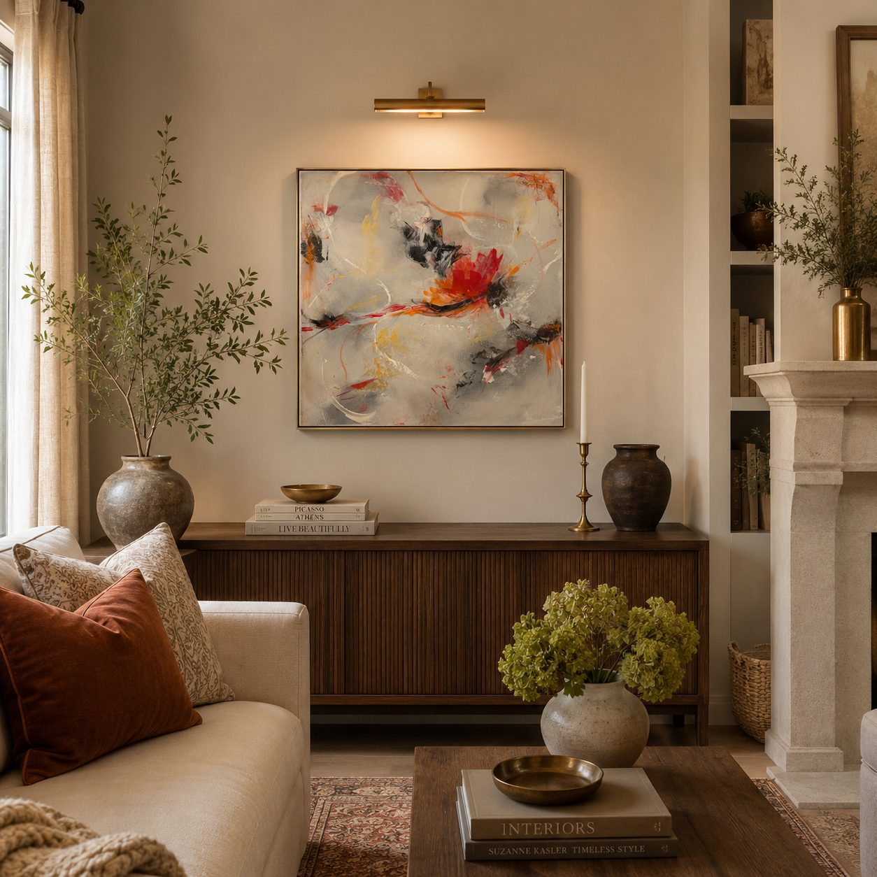 Ablaze - Original Contemporary Abstract Painting